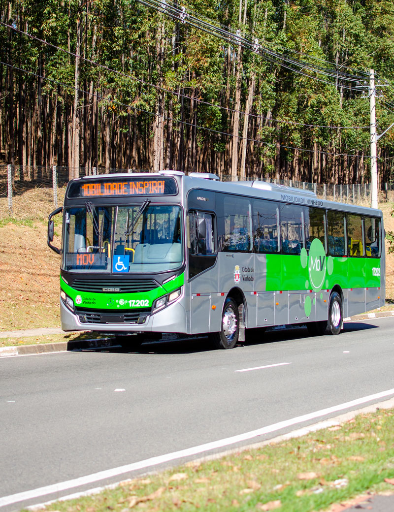 Passeio de ônibus urbano de passageiros versão móvel andróide iOS